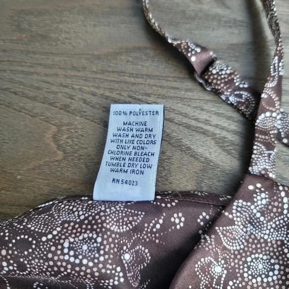 GAP Brown Floral wrap front cami tank top - Picture 11 of 11